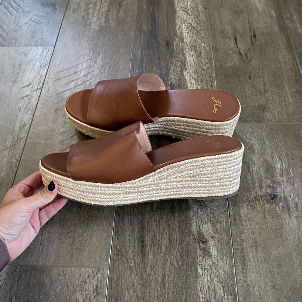 J.Crew Vachetta Camilla Espadrille wedge sandal 11